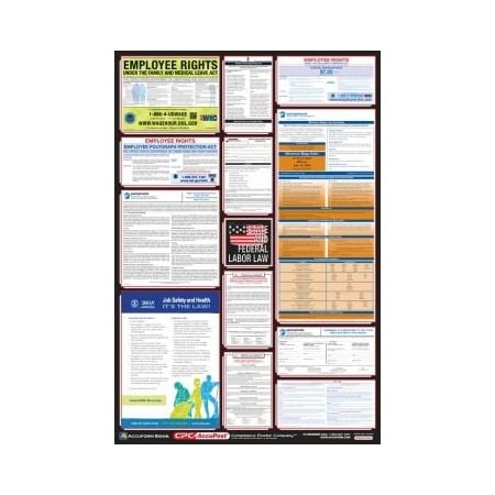 Accuform OSHA SAFETY POSTER COMBO STATE, PPG300PA PPG300PA